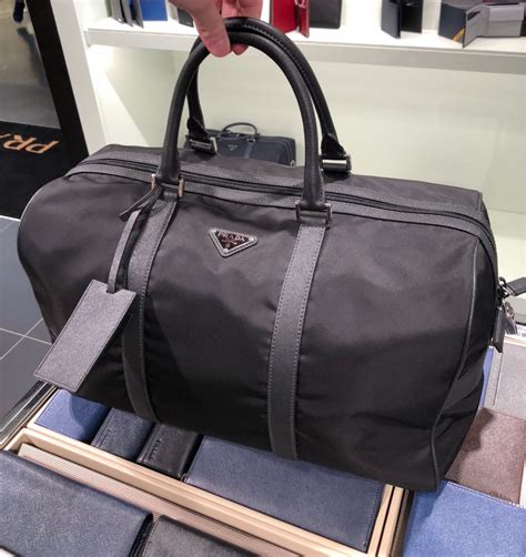 prada men's duffle bag|prada ruched nylon bag.